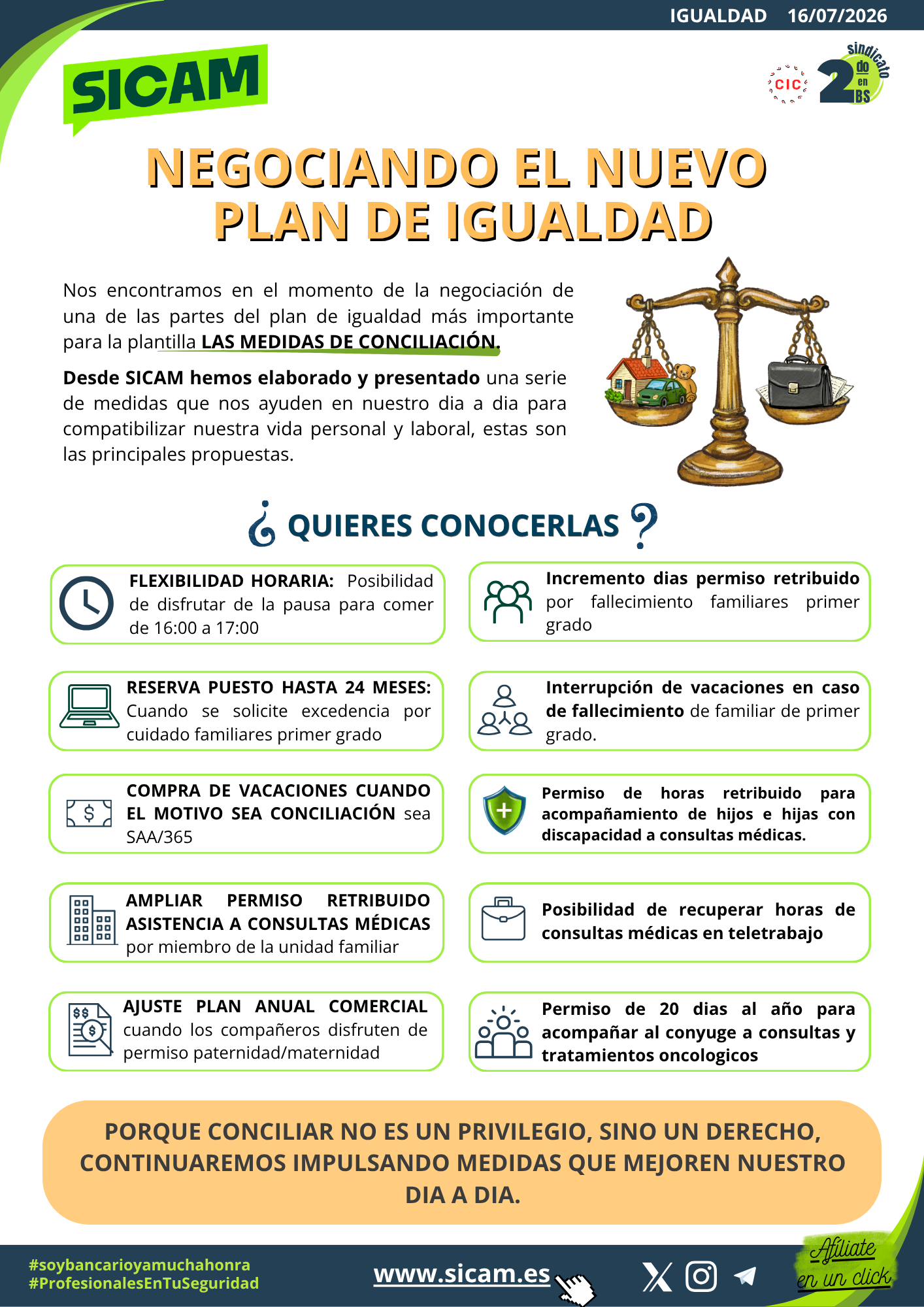 17 julio 2026. SICAM PROPONE MEDIDAS REALES. A VER SI ESCUCHAN<br>